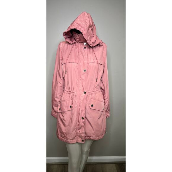MICHAEL Michael Kors Women's Hooded Water-Resistant Anorak Coat XS $200 - Picture 2 of 8